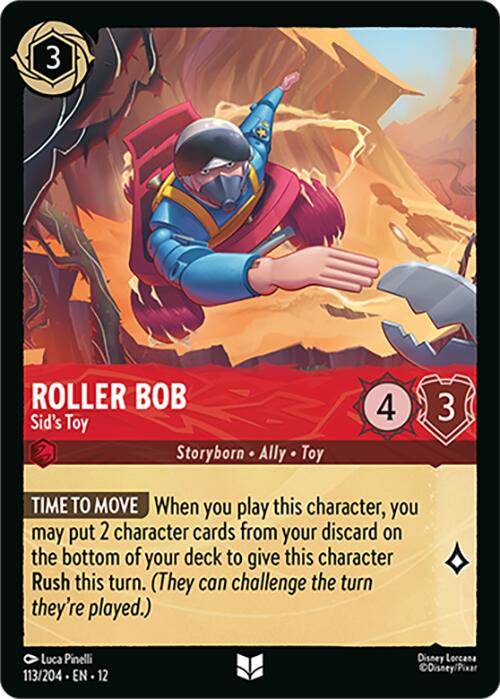Roller Bob - Sid's Toy (113/204) [Wilds Unknown] Lorcana Single Disney | Red Claw Gaming