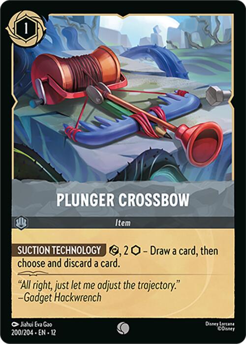 Plunger Crossbow (200/204) [Wilds Unknown] Lorcana Single Disney | Red Claw Gaming