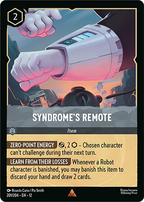 Syndrome's Remote (201/204) [Wilds Unknown] Lorcana Single Disney | Red Claw Gaming