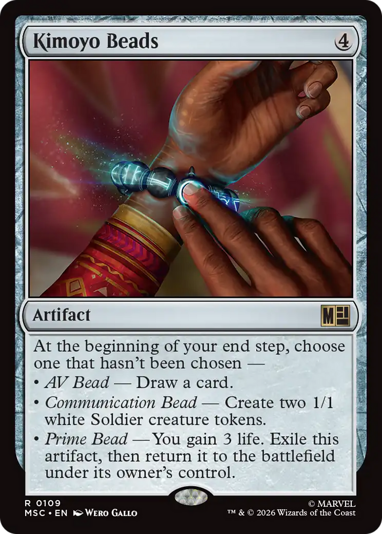 Kimoyo Beads (Surge Foil) [Marvel Super Heroes Commander] | Red Claw Gaming