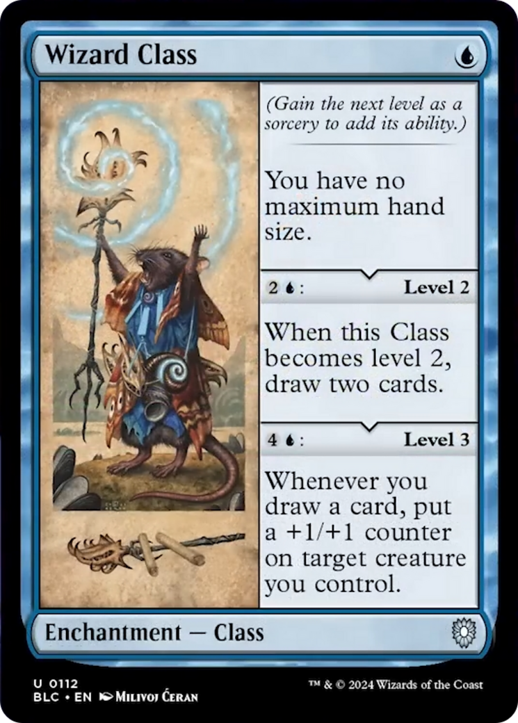 Wizard Class [Bloomburrow Commander] MTG Single Magic: The Gathering | Red Claw Gaming