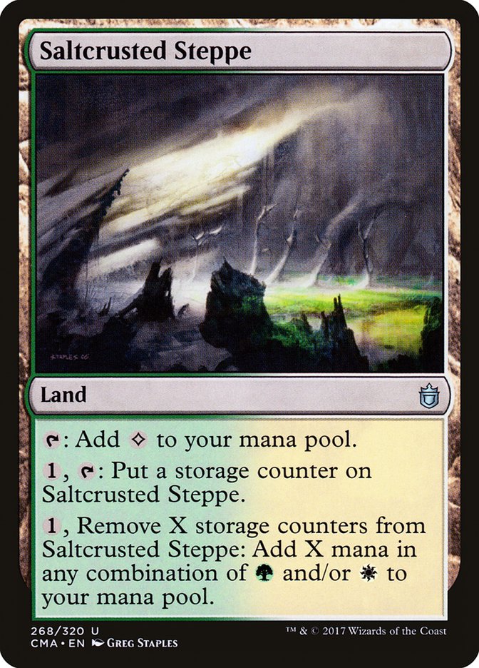 Saltcrusted Steppe [Commander Anthology] MTG Single Magic: The Gathering | Red Claw Gaming