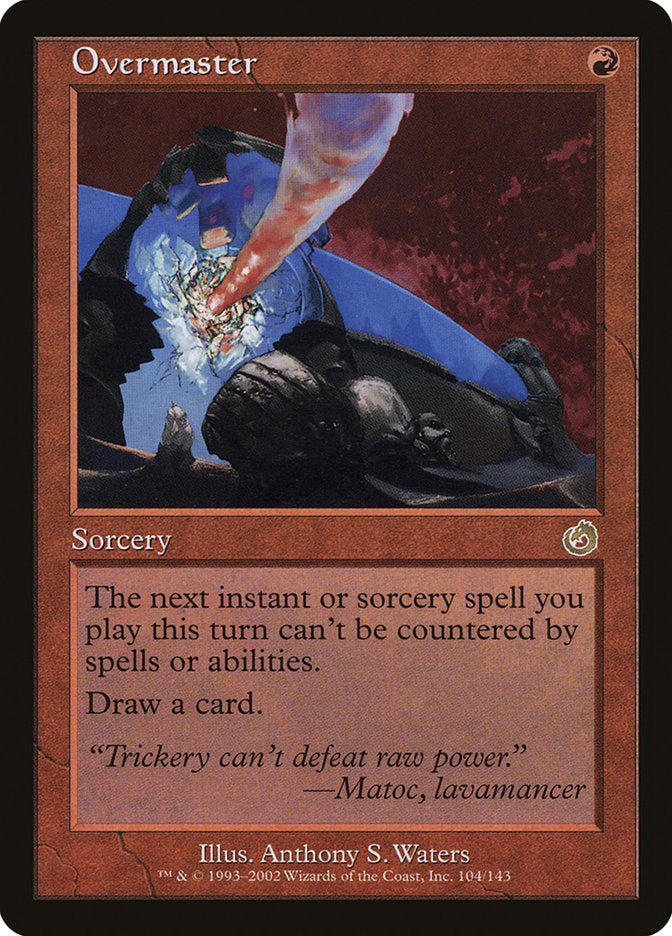 Overmaster [Torment] MTG Single Magic: The Gathering | Red Claw Gaming