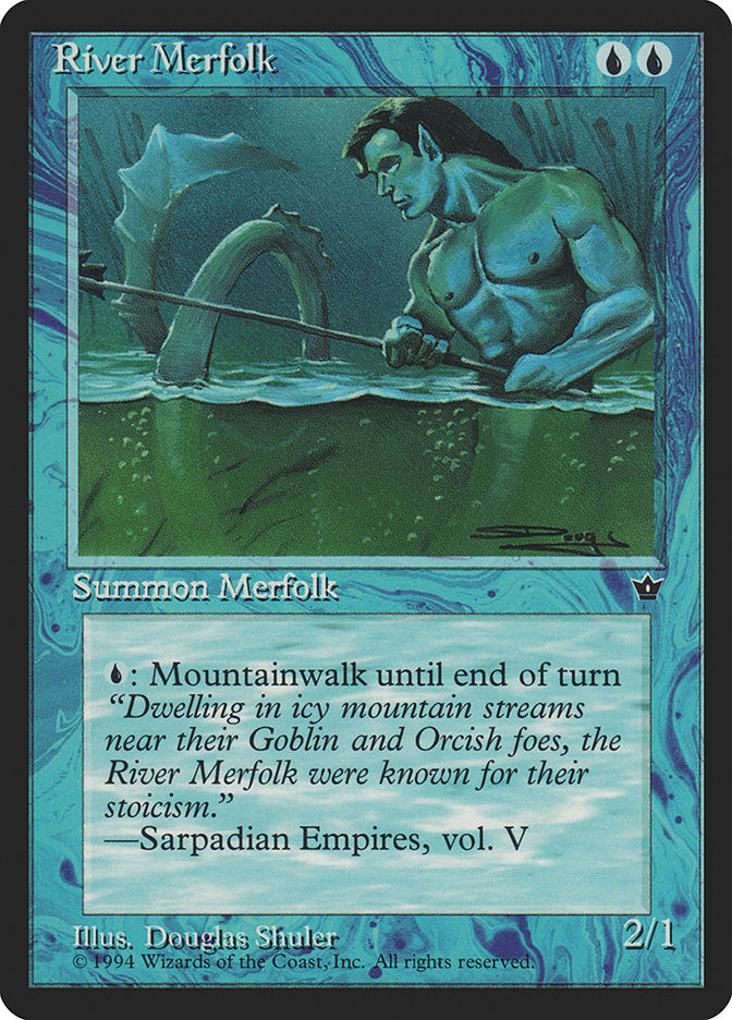 River Merfolk [Fallen Empires] MTG Single Magic: The Gathering | Red Claw Gaming