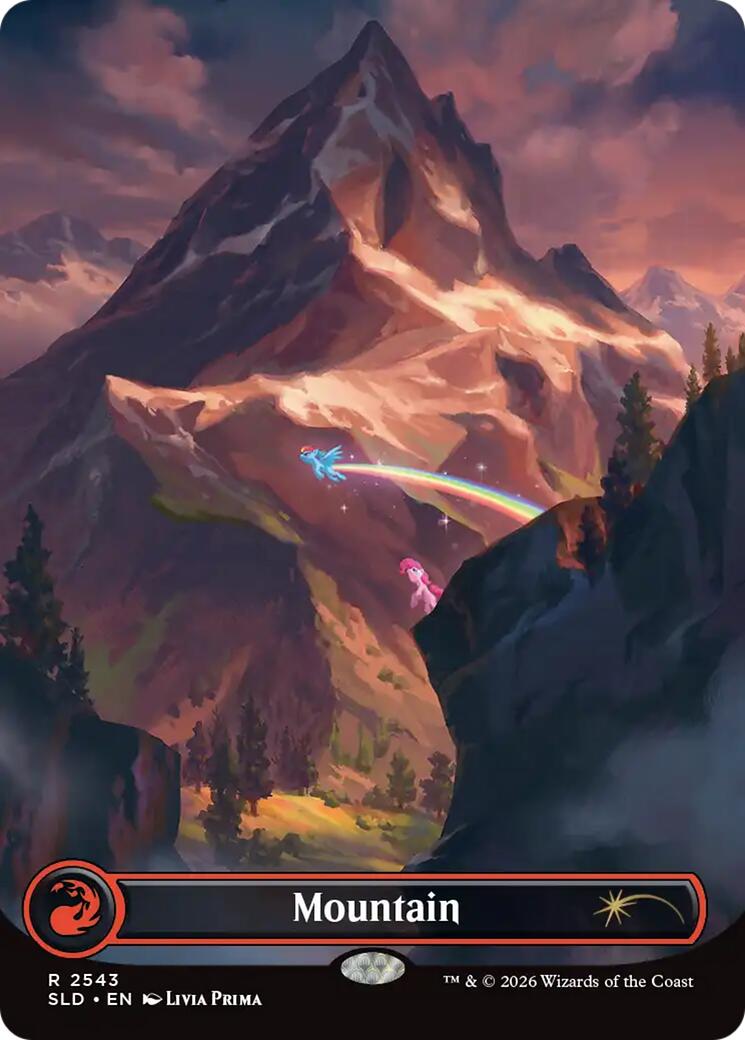 Mountain (2543) [Secret Lair Drop Series] MTG Single Magic: The Gathering | Red Claw Gaming