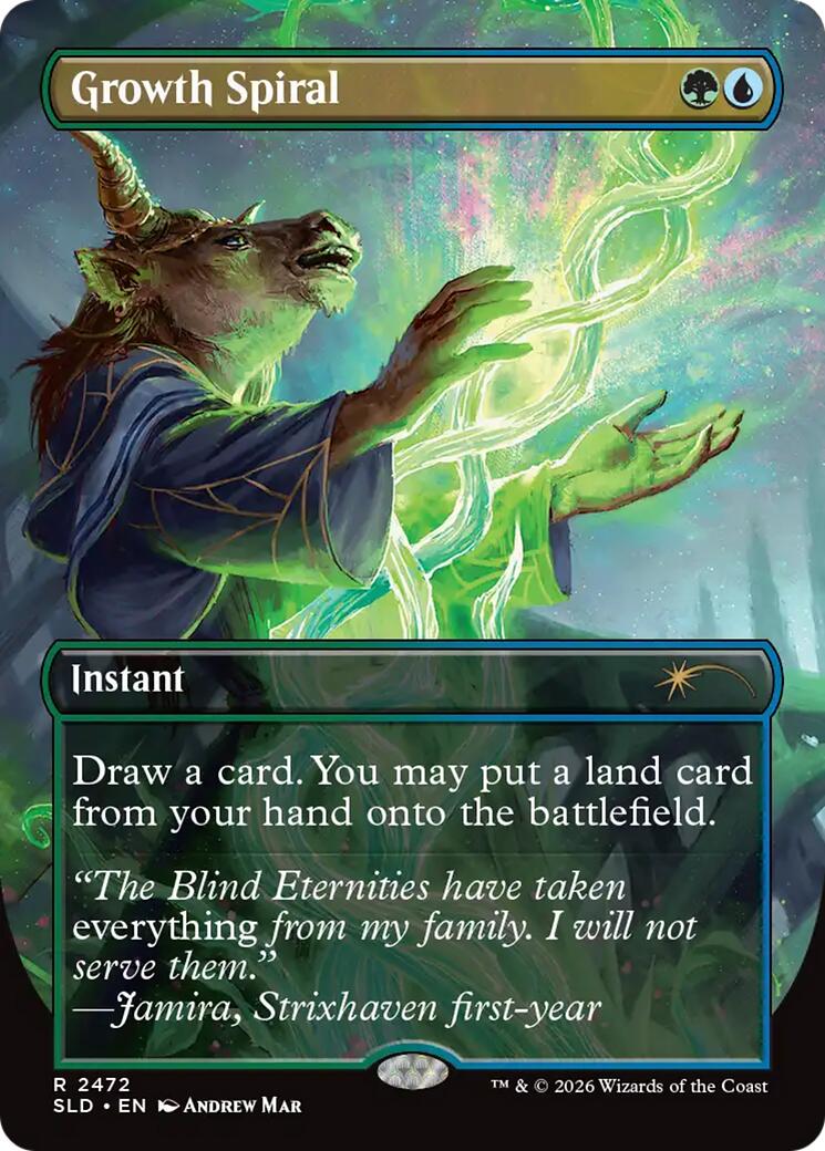Growth Spiral (2472) [Secret Lair Drop Series] MTG Single Magic: The Gathering | Red Claw Gaming