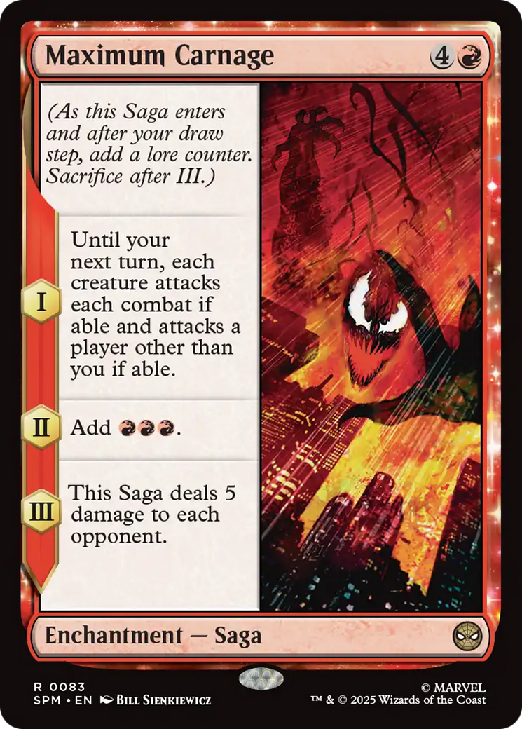 Maximum Carnage [Marvel's Spider-Man] MTG Single Magic: The Gathering | Red Claw Gaming