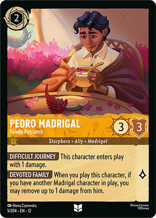 Pedro Madrigal - Family Patriarch (5/204) [Wilds Unknown] Lorcana Single Disney | Red Claw Gaming