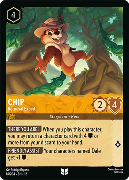 Chip - Retrieval Expert (14/204) [Wilds Unknown] Lorcana Single Disney | Red Claw Gaming
