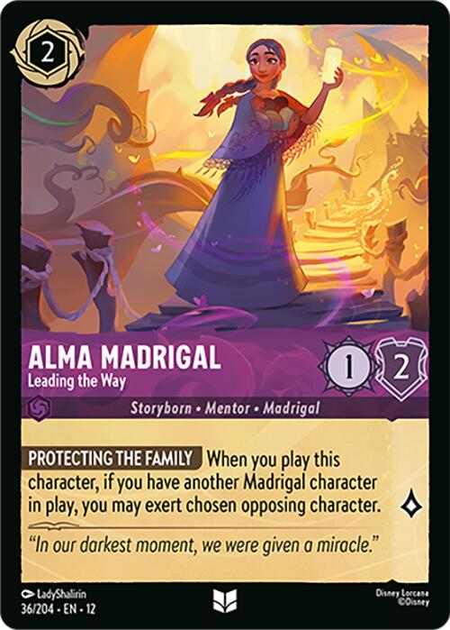 Alma Madrigal - Leading the Way (36/204) [Wilds Unknown] Lorcana Single Disney | Red Claw Gaming
