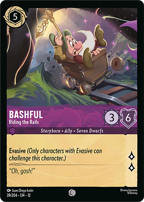 Bashful - Riding the Rails (39/204) [Wilds Unknown] Lorcana Single Disney | Red Claw Gaming