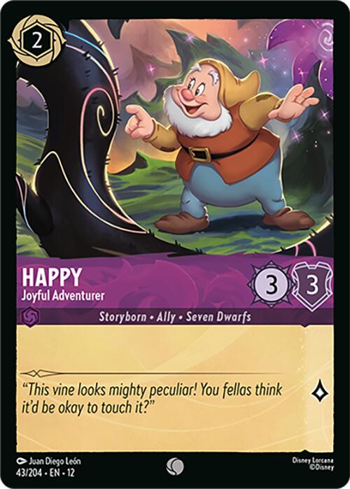Happy - Joyful Adventurer (43/204) [Wilds Unknown] Lorcana Single Disney | Red Claw Gaming