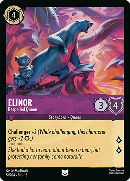 Elinor - Bespelled Queen (51/204) [Wilds Unknown] Lorcana Single Disney | Red Claw Gaming