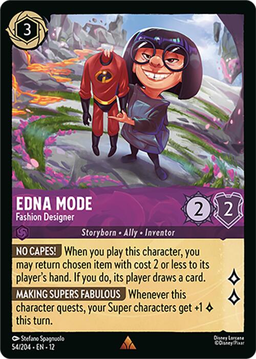 Edna Mode - Fashion Designer (54/204) [Wilds Unknown] Lorcana Single Disney | Red Claw Gaming