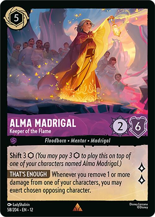 Alma Madrigal - Keeper of the Flame (58/204) [Wilds Unknown] Lorcana Single Disney | Red Claw Gaming