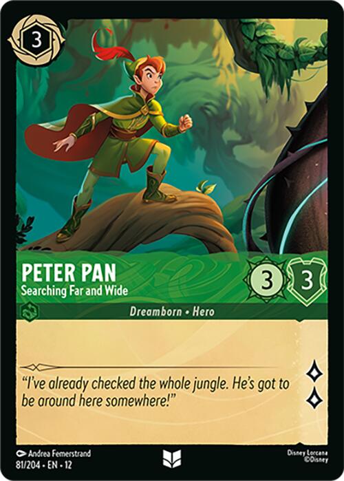 Peter Pan - Searching Far and Wide (81/204) [Wilds Unknown] Lorcana Single Disney | Red Claw Gaming