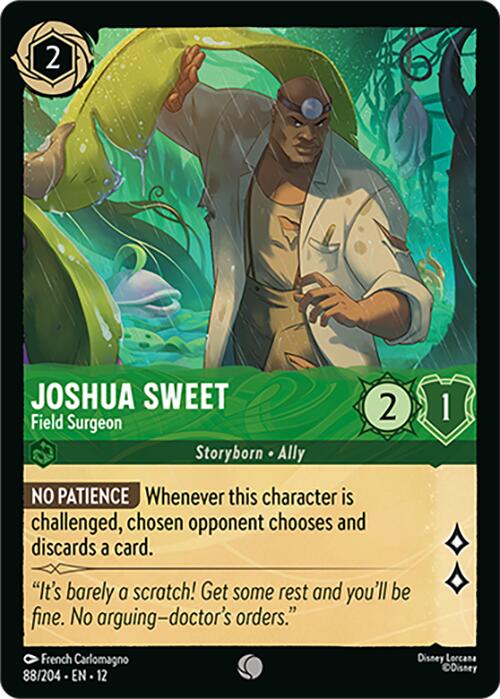 Joshua Sweet - Field Surgeon (88/204) [Wilds Unknown] Lorcana Single Disney | Red Claw Gaming