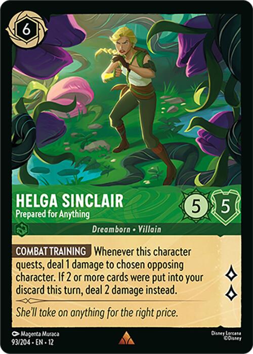 Helga Sinclair - Prepared for Anything (93/204) [Wilds Unknown] Lorcana Single Disney | Red Claw Gaming