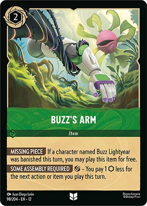 Buzz's Arm (98/204) [Wilds Unknown] Lorcana Single Disney | Red Claw Gaming