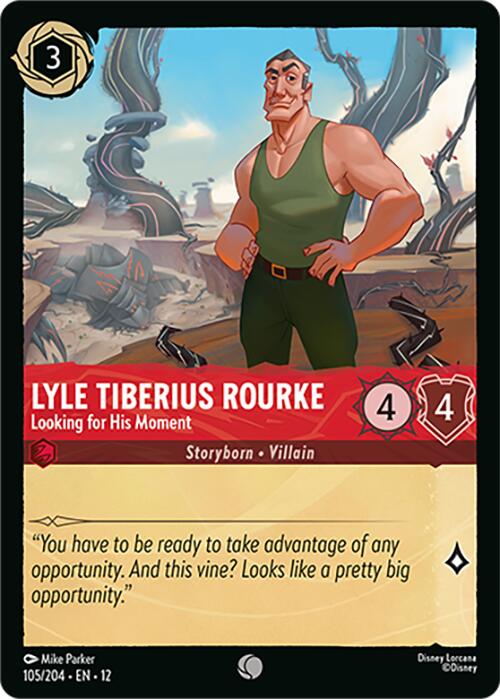 Lyle Tiberius Rourke - Looking for His Moment (105/204) [Wilds Unknown] Lorcana Single Disney | Red Claw Gaming