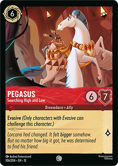Pegasus - Searching High and Low (106/204) [Wilds Unknown] Lorcana Single Disney | Red Claw Gaming