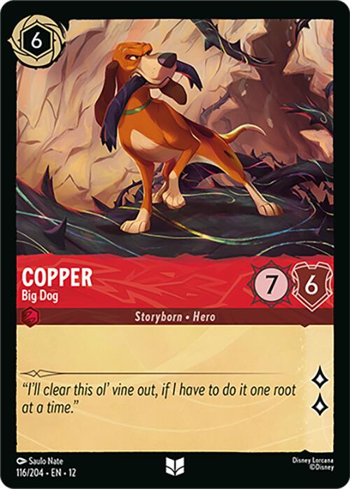 Copper - Big Dog (116/204) [Wilds Unknown] Lorcana Single Disney | Red Claw Gaming