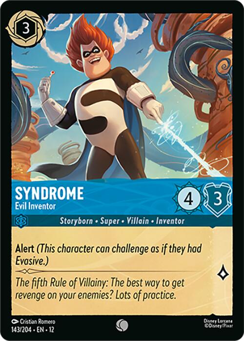 Syndrome - Evil Inventor (143/204) [Wilds Unknown] Lorcana Single Disney | Red Claw Gaming