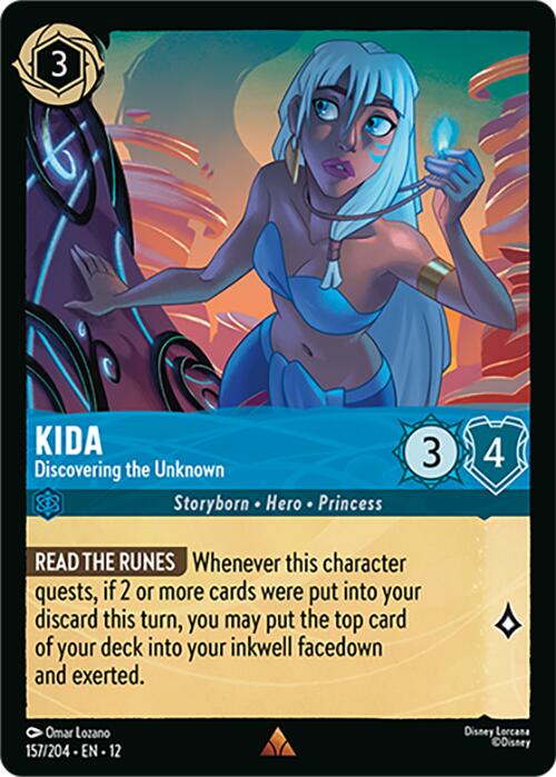 Kida - Discovering the Unknown (157/204) [Wilds Unknown] Lorcana Single Disney | Red Claw Gaming