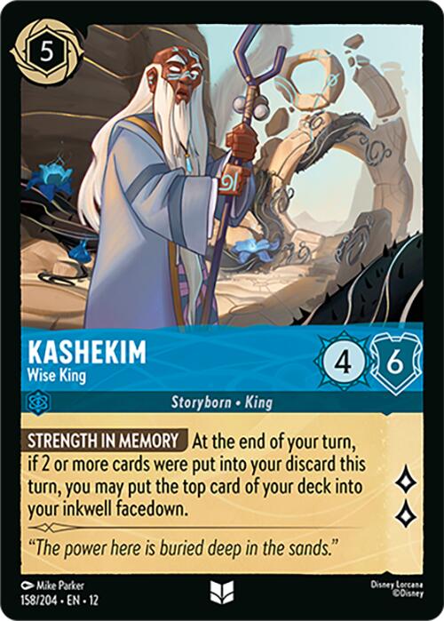 Kashekim - Wise King (158/204) [Wilds Unknown] Lorcana Single Disney | Red Claw Gaming