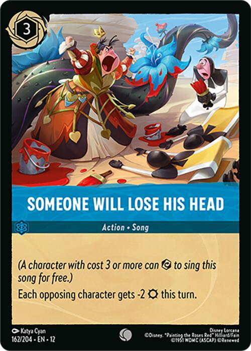 Someone Will Lose His Head (162/204) [Wilds Unknown] Lorcana Single Disney | Red Claw Gaming
