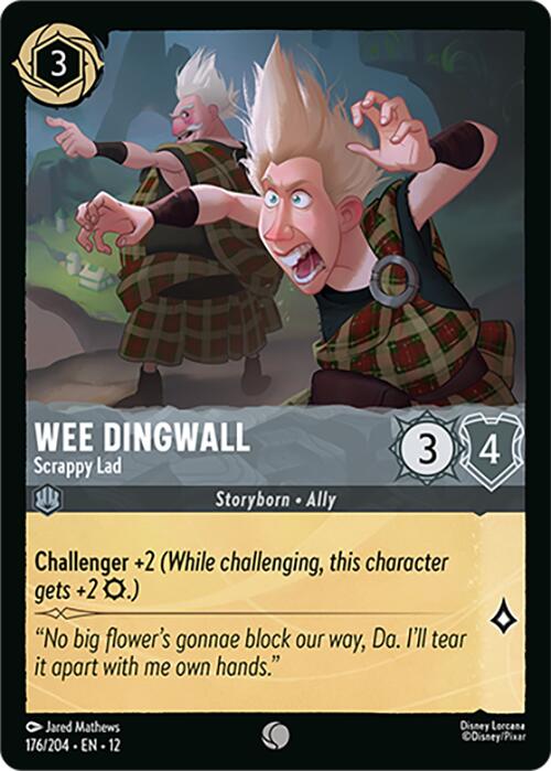 Wee Dingwall - Scrappy Lad (176/204) [Wilds Unknown] Lorcana Single Disney | Red Claw Gaming
