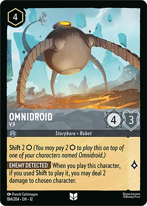 Omnidroid - V.9 (184/204) [Wilds Unknown] Lorcana Single Disney | Red Claw Gaming