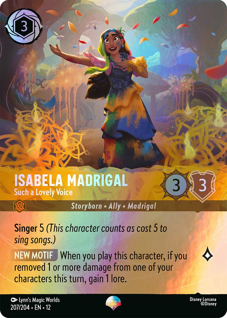 Isabela Madrigal - Such a Lovely Voice (Epic) (207/204) [Wilds Unknown] Lorcana Single Disney | Red Claw Gaming
