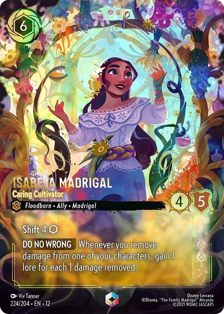 Isabela Madrigal - Caring Cultivator (Enchanted) (224/204) [Wilds Unknown] Lorcana Single Disney | Red Claw Gaming