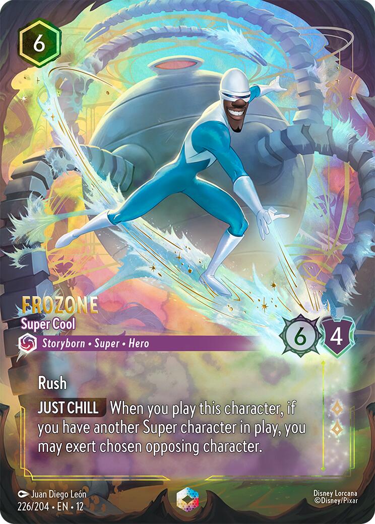 Frozone - Super Cool (Enchanted) (226/204) [Wilds Unknown] Lorcana Single Disney | Red Claw Gaming