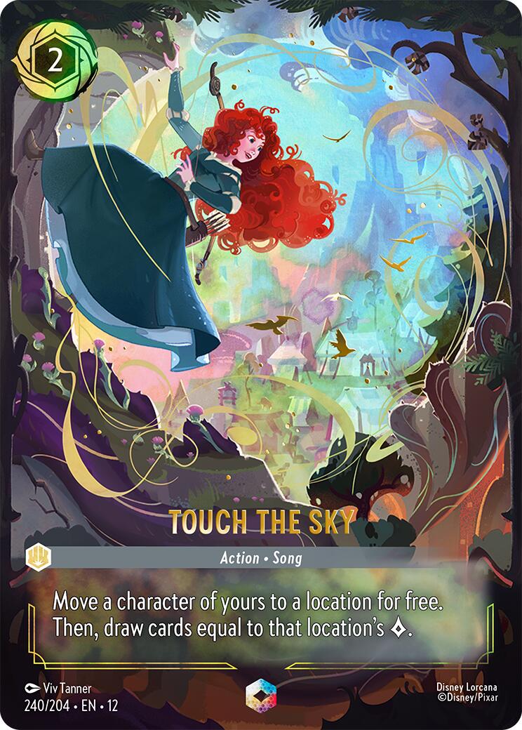 Touch the Sky (Enchanted) (240/204) [Wilds Unknown] Lorcana Single Disney | Red Claw Gaming