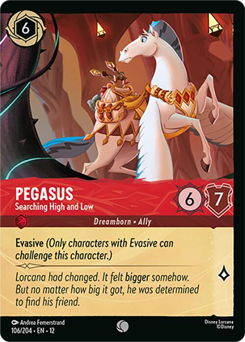 Pegasus - Searching High and Low (Foil) (106/204) [Wilds Unknown] Lorcana Single Disney | Red Claw Gaming