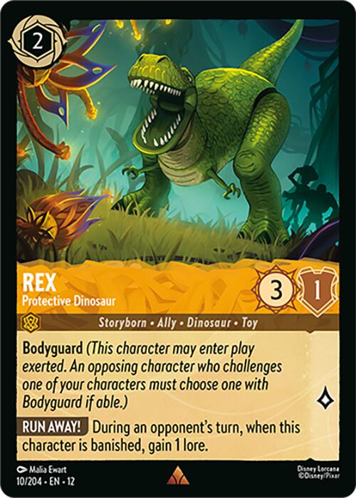 Rex - Protective Dinosaur (10/204) [Wilds Unknown] Lorcana Single Disney | Red Claw Gaming