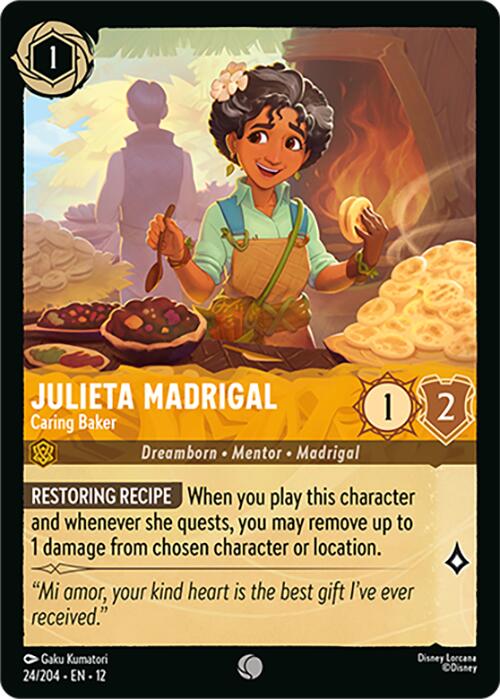 Julieta Madrigal - Caring Baker (24/204) [Wilds Unknown] Lorcana Single Disney | Red Claw Gaming