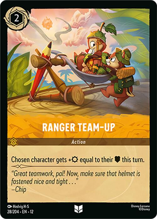 Ranger Team-Up (28/204) [Wilds Unknown] Lorcana Single Disney | Red Claw Gaming