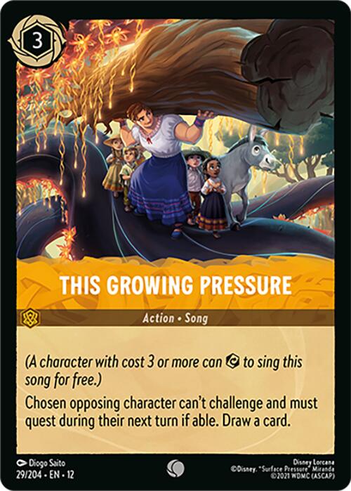 This Growing Pressure (29/204) [Wilds Unknown] Lorcana Single Disney | Red Claw Gaming