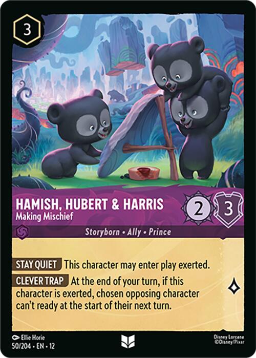 Hamish, Hubert & Harris - Making Mischief (50/204) [Wilds Unknown] Lorcana Single Disney | Red Claw Gaming
