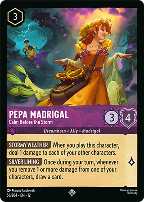 Pepa Madrigal - Calm Before the Storm (56/204) [Wilds Unknown] Lorcana Single Disney | Red Claw Gaming