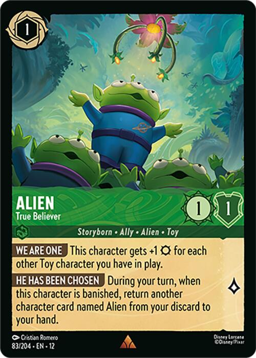 Alien - True Believer (83/204) [Wilds Unknown] Lorcana Single Disney | Red Claw Gaming