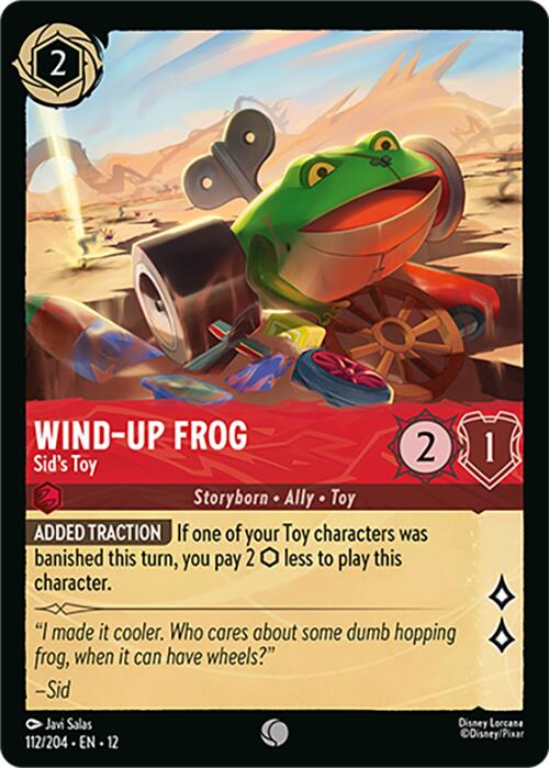 Wind-Up Frog - Sid's Toy (112/204) [Wilds Unknown] Lorcana Single Disney | Red Claw Gaming