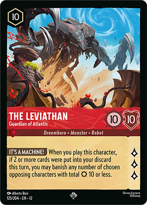 The Leviathan - Guardian of Atlantis (125/204) [Wilds Unknown] Lorcana Single Disney | Red Claw Gaming
