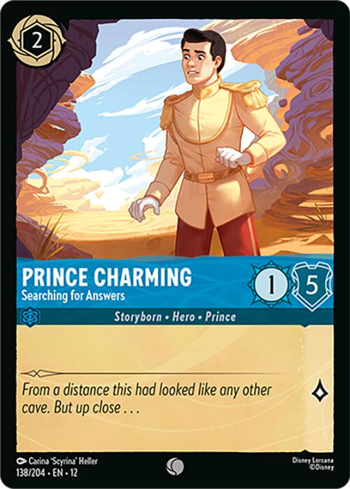 Prince Charming - Searching for Answers (138/204) [Wilds Unknown] Lorcana Single Disney | Red Claw Gaming