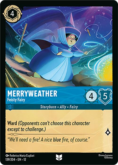 Merryweather - Feisty Fairy (139/204) [Wilds Unknown] Lorcana Single Disney | Red Claw Gaming