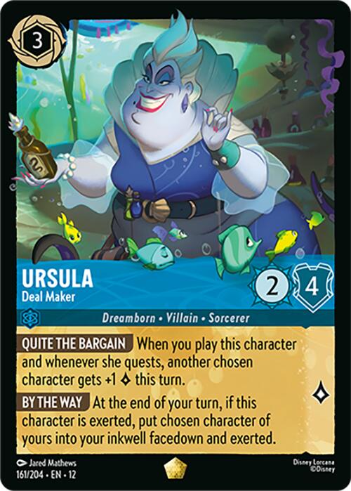 Ursula - Deal Maker (161/204) [Wilds Unknown] Lorcana Single Disney | Red Claw Gaming
