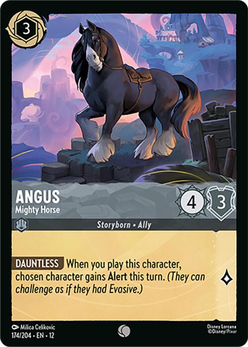 Angus - Mighty Horse (174/204) [Wilds Unknown] Lorcana Single Disney | Red Claw Gaming